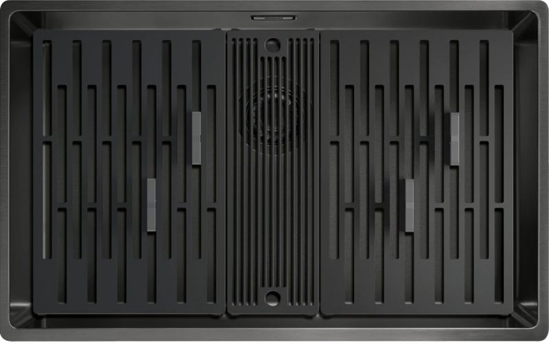 Franke Mythos Masterpiece Premium BXM 210/110-68 sisseehitatud valamu – SlimTop, ümmargune nupp, antratsiit, 127.0676.885