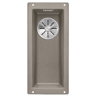 Blanco Subline 160-U Silgranit PuraDur 2, color tartufo, InFino drain, 523403