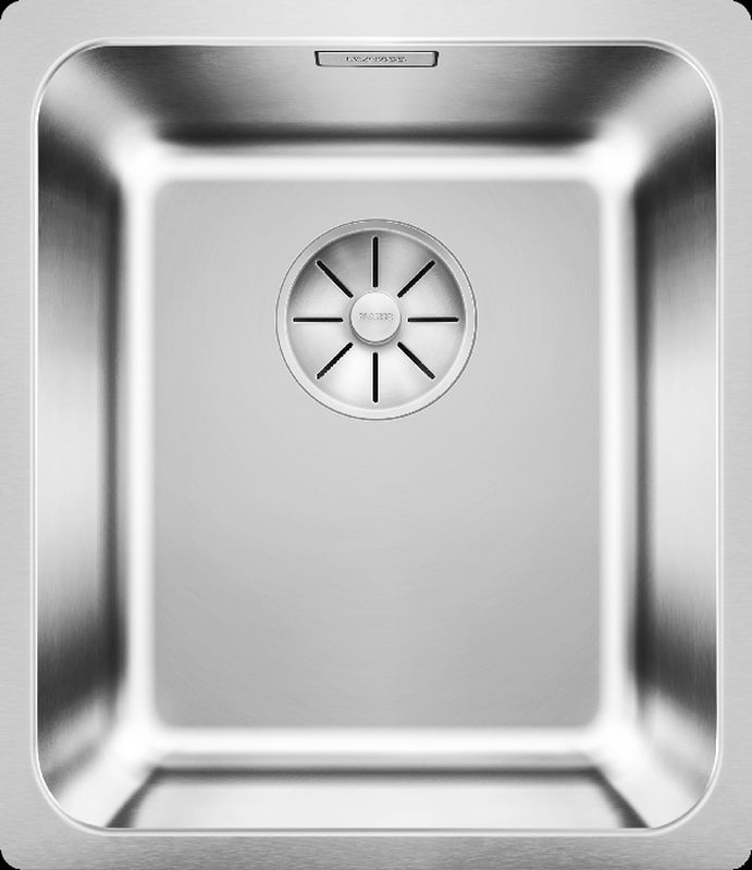 Blanco Solis 340-U undermount sink, stainless steel brushed finish, InFino drain, 526115