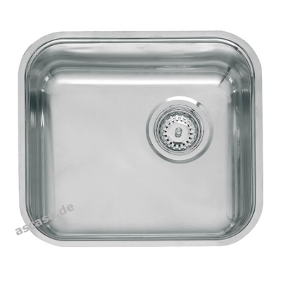 Reginox L18 4035 KG-CC (304) ilma ülevooluta, saab paigaldada ülemise, loputusvalamu ja allpaigaldatava valamuna