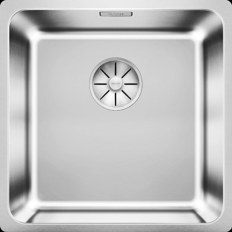 Blanco Solis 400-U undermount sink, stainless steel brushed finish, InFino drain, 526117