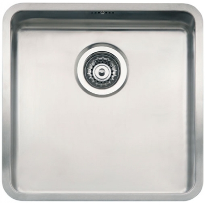 Reginox Ohio 40x40, saab paigaldada ülemise, uputava valamu või allpaigaldatava valamuna