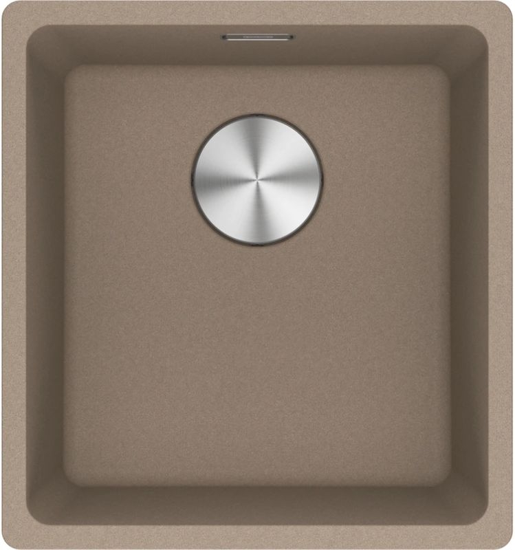 Franke Maris MRG 110-37 Fragranit+ Cashmere, undermount sink 45 cm, push button valve, 125.0683.059