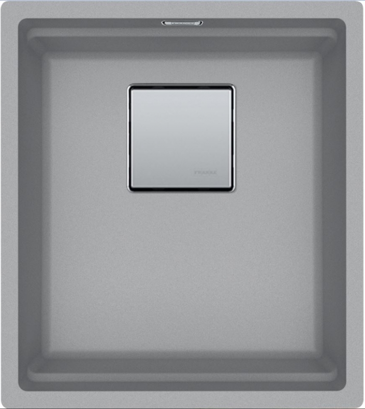 Franke Kubus 2 KNG 110-37 Fragranit+ stone gray, 125.0512.452, undermount sink 45cm, 11769