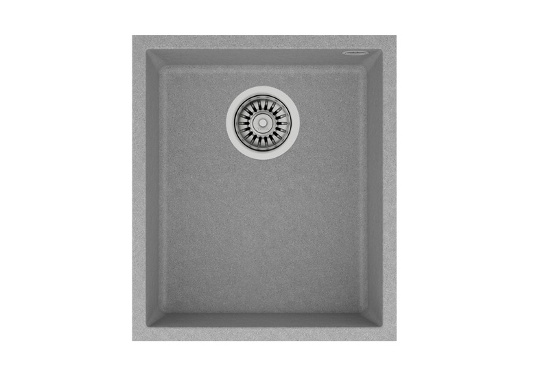 Teka SQUARE 34.40 TG, Tegranit+ undermount sink 45 cm, stone gray, 115230031