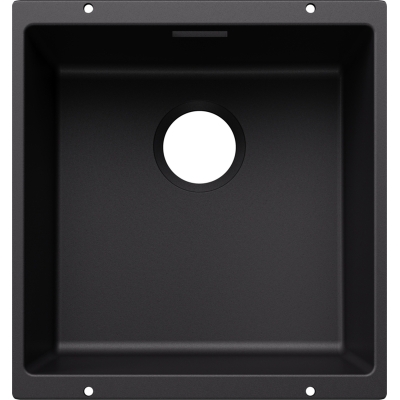 Blanco Subline 400-U alusvalamu, Silgranit PuraDur, värvus must, 527786