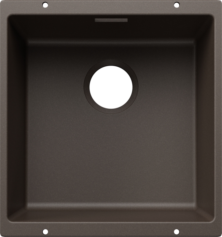 Blanco Subline 400-U undermount sink, Silgranit PuraDur, color cafe, 527792