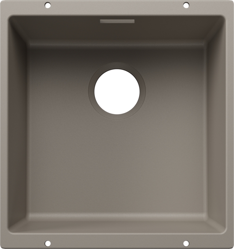 Blanco Subline 400-U undermount sink, Silgranit PuraDur, color tartufo, 527793