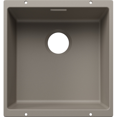 Blanco Subline 400-U alusvalamu, Silgranit PuraDur, värvus tartufo, 527793