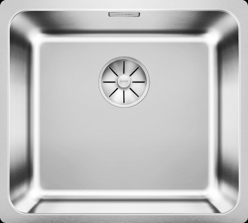 Blanco Solis 450-U undermount sink, stainless steel brushed finish, InFino drain, 526120