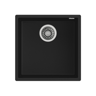 Teka SQUARE 40,40 TG, Tegranit+ valamualune 50 cm, must, 115230025