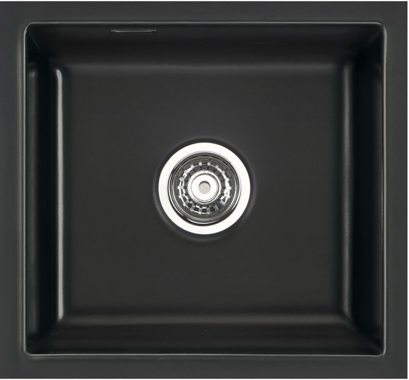 Systemceram KeraDomo MERA 42 U, color Nero (glossy), with 5 year guarantee