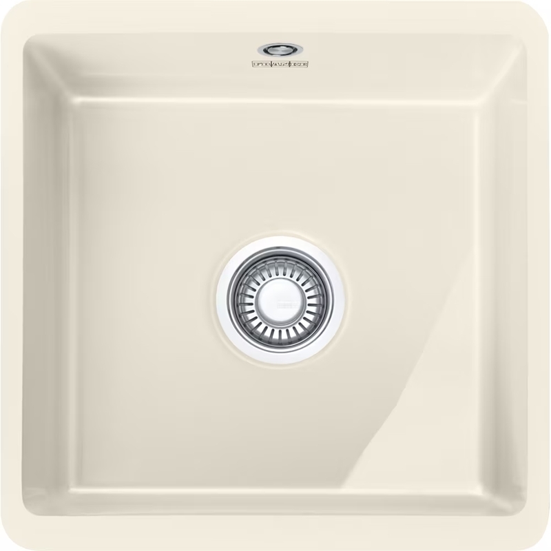 Franke Kubus KBK 110-40 Fraceram ceramic sink, base unit, color Magnolia, 126.0335.875