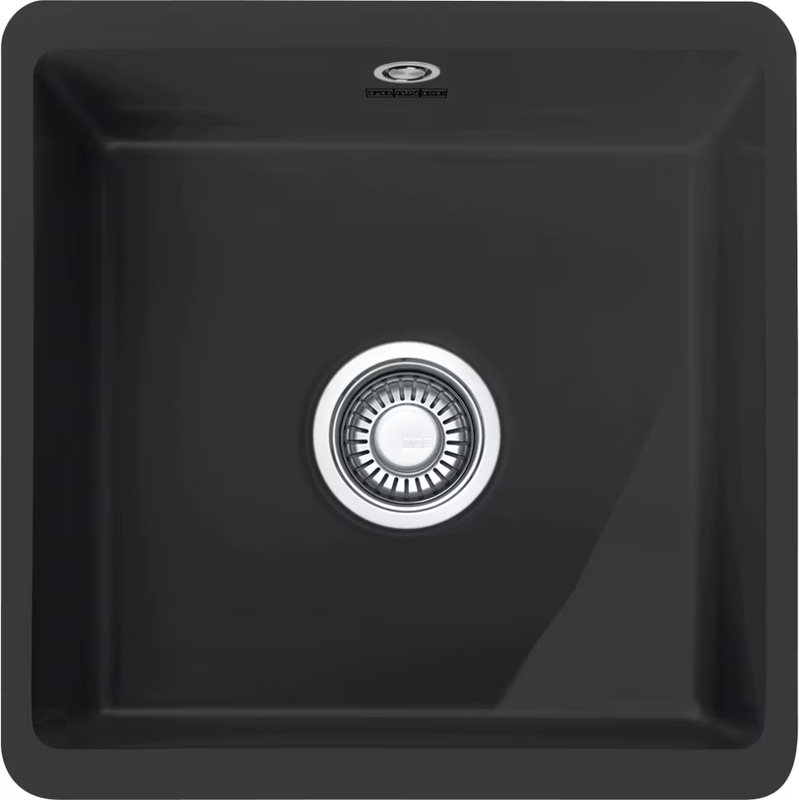 Franke Kubus KBK 110-40 Fraceram ceramic sink, base unit, color onyx, 126.0335.878