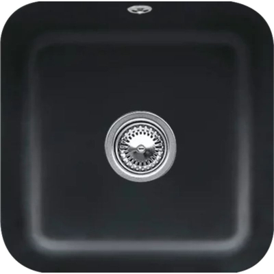 Villeroy &amp; Boch Cisterna 50, color R7 Pure Black, Premiumline