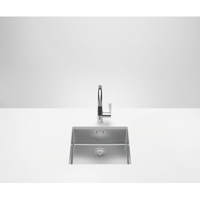 Dornbrachti ühe valamu alus, poleeritud roostevaba teras, 48 ​​x 43 cm, 38450003-85