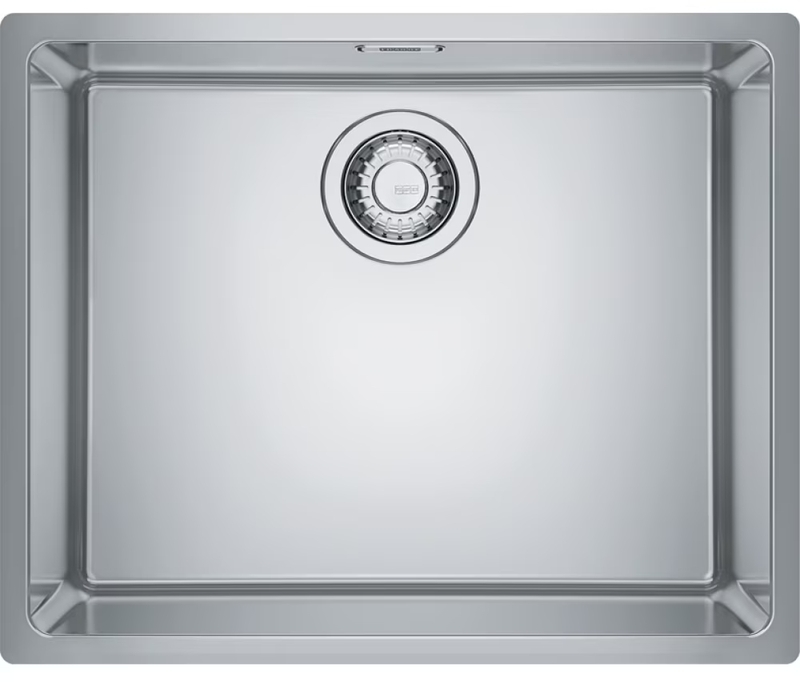 Franke Maris MRX 110-50 undermount sink, manual operation, solid stainless steel, 122.0541.467