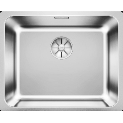 Blanco Solis 500-U undermount sink, stainless steel brushed finish, InFino drain, 526122