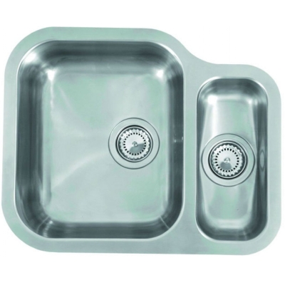 Reginox Alaska, basin on the left, can be installed as an undermount sink