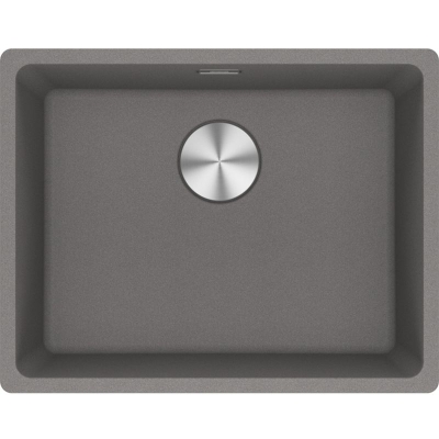 Franke Maris MRG 110-52 Fragranit+ каменно-серый, раковина под столешницу 60 см, кнопочный клапан, 125.0683.102