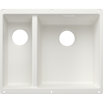 Мойка Blanco Subline 340/160-U встраиваемая под столешницу, Silgranit PuraDur, белый, раковина справа, 527815