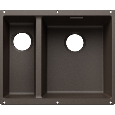 Blanco Subline 340/160-U undermount sink, Silgranit PuraDur, cafe, basin on the right, 527816