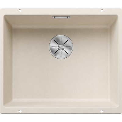 Blanco Subline 500-U Silgranit PuraDur 2, color soft white, InFino drain, 527170