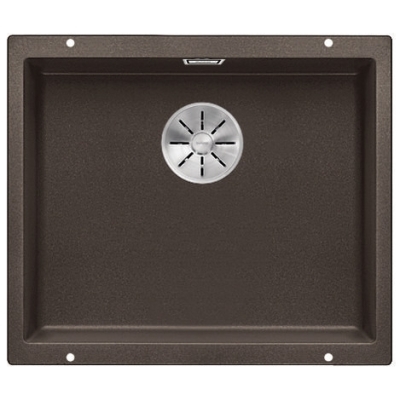 Blanco Subline 500-U Silgranit PuraDur 2, color cafe, InFino drain, 523441