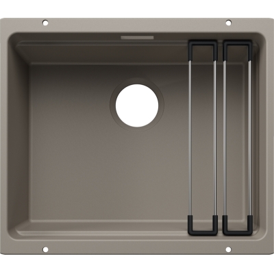 Blanco Etagon 500-U allkinnitusega valamu, Silgranit PuraDur, värvus tartufo, 527761