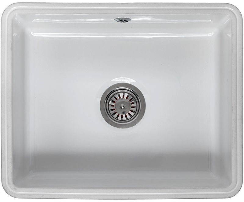 Reginox Mataro Regi ceramic undermount sink, white, R28209