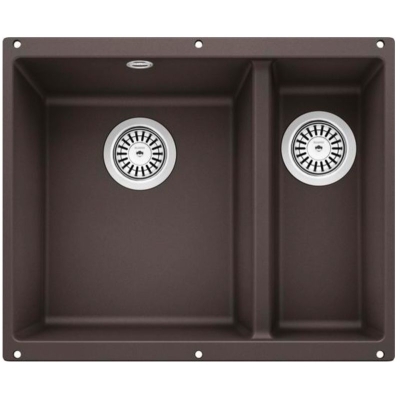 Blanco Rotan 340/160-U Silgranit PuraDur 2, цвет кафе, 521351