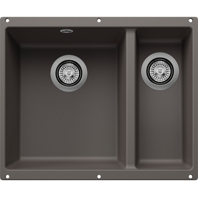 Blanco Rotan 340/160-U Silgranit PuraDur 2, color volcano gray, 527327