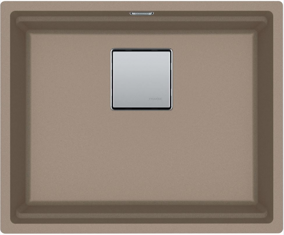 Franke Kubus 2 KNG 110-52 Fragranit+ Cashmere, 125.0512.505, undermount sink 60cm, 11711