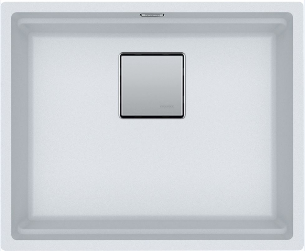 Franke Kubus 2 KNG 110-52 Fragranit+ Glacier, 125.0512.506, undermount sink 60cm, 11901