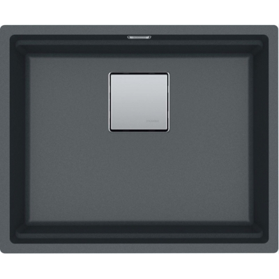 Franke Kubus 2 KNG 110-52 Fragranit+ stone gray, 125.0512.507, undermount sink 60cm, 11762