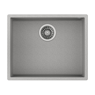 Teka SQUARE 50.40 TG, Tegranit+ undermount sink 60 cm, stone gray, 115230021