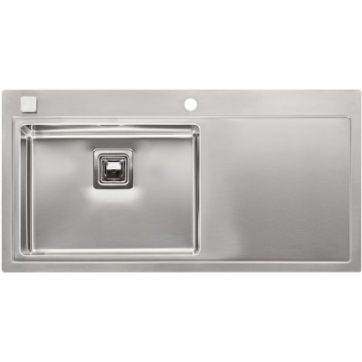 Reginox Phoenix 50 built-in/top-mounted sink satin stainless steel, basin on the left, R32886