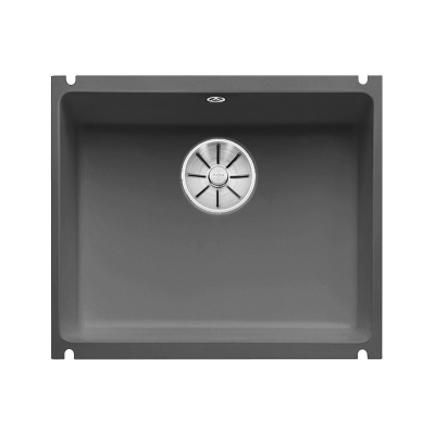 Blanco Subline 500-U ceramic PuraPlus, color basalt, InFino drain, 523739