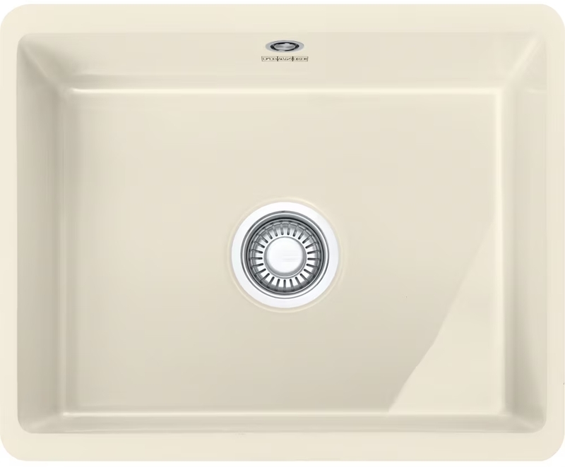 Franke Kubus KBK 110-50 Fraceram ceramic sink, base unit, color Magnolia, 126.0335.880