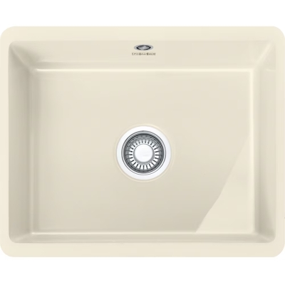 Franke Kubus KBK 110-50 Fraceram ceramic sink, base unit, color Magnolia, 126.0335.880