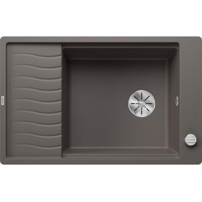 Blanco Elon XL 6 S-F Silgranit PuraDur 2, заподлицо, цвет «серый вулкан», слив InFino, 527254