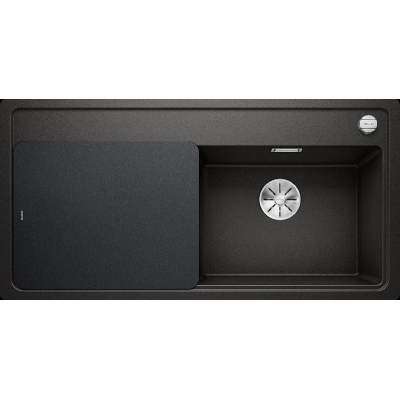 Умывальник Blanco Zenar XL 6 S-F правый, сливной, цвет черный, слив InFino, 526068