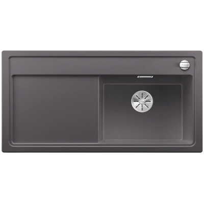 Умывальник Blanco Zenar XL 6 S-F правый, заподлицо, цвет серый камень, слив InFino, 523903