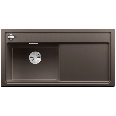 Blanco Zenar XL 6 S-F basin left, flush, color cafe, InFino drain, 523933