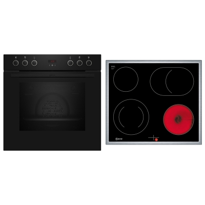 Neff EX4B, SET sisseehitatud pliit E1CCD2AK0 ja klaaskeraamiline pliit M16SRF0L0, kr: A, garantiiga 5 aastat!