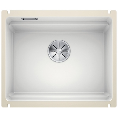Blanco Etagon 500-U ceramic PuraPlus, color crystal white glossy, InFino drain, 525149