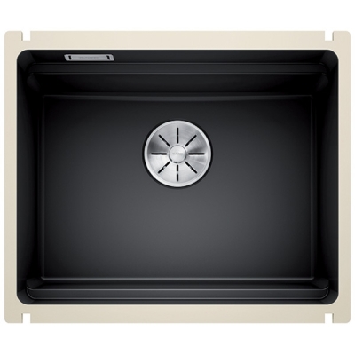 Blanco Etagon 500-U ceramic PuraPlus, color black, InFino drain, 525155