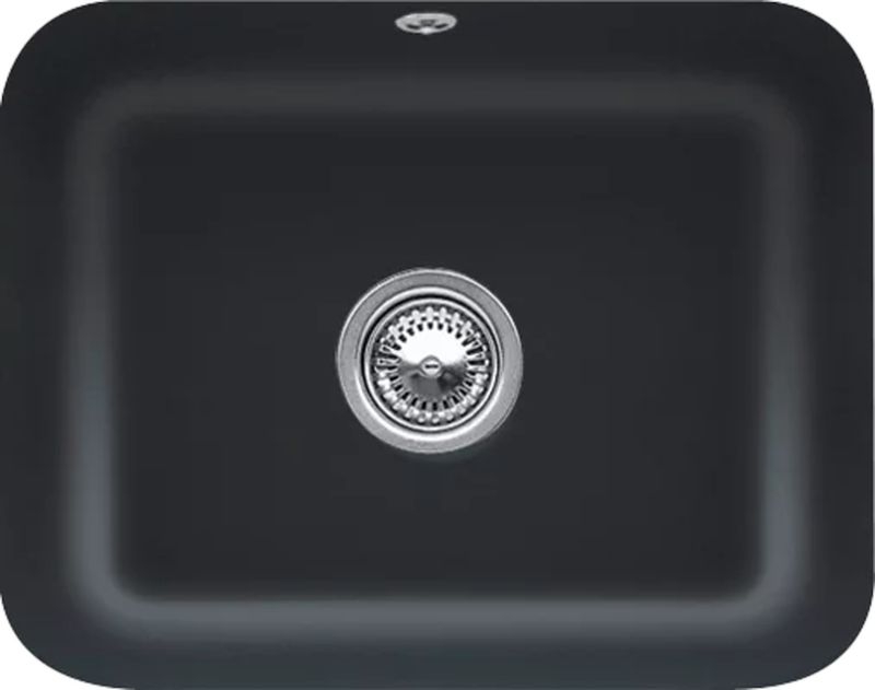 Villeroy &amp; Boch Cisterna 60C, color R7 Pure Black, Premiumline