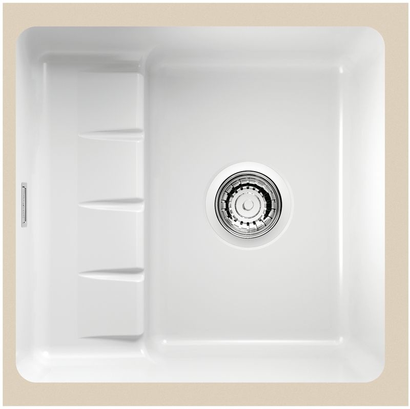 Naber PickUp U, undermount sink, glossy white, 1091021