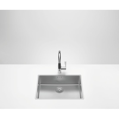 Dornbrachti ühe valamu alus, poleeritud roostevaba teras, 58 x 43 cm, 38551003-85